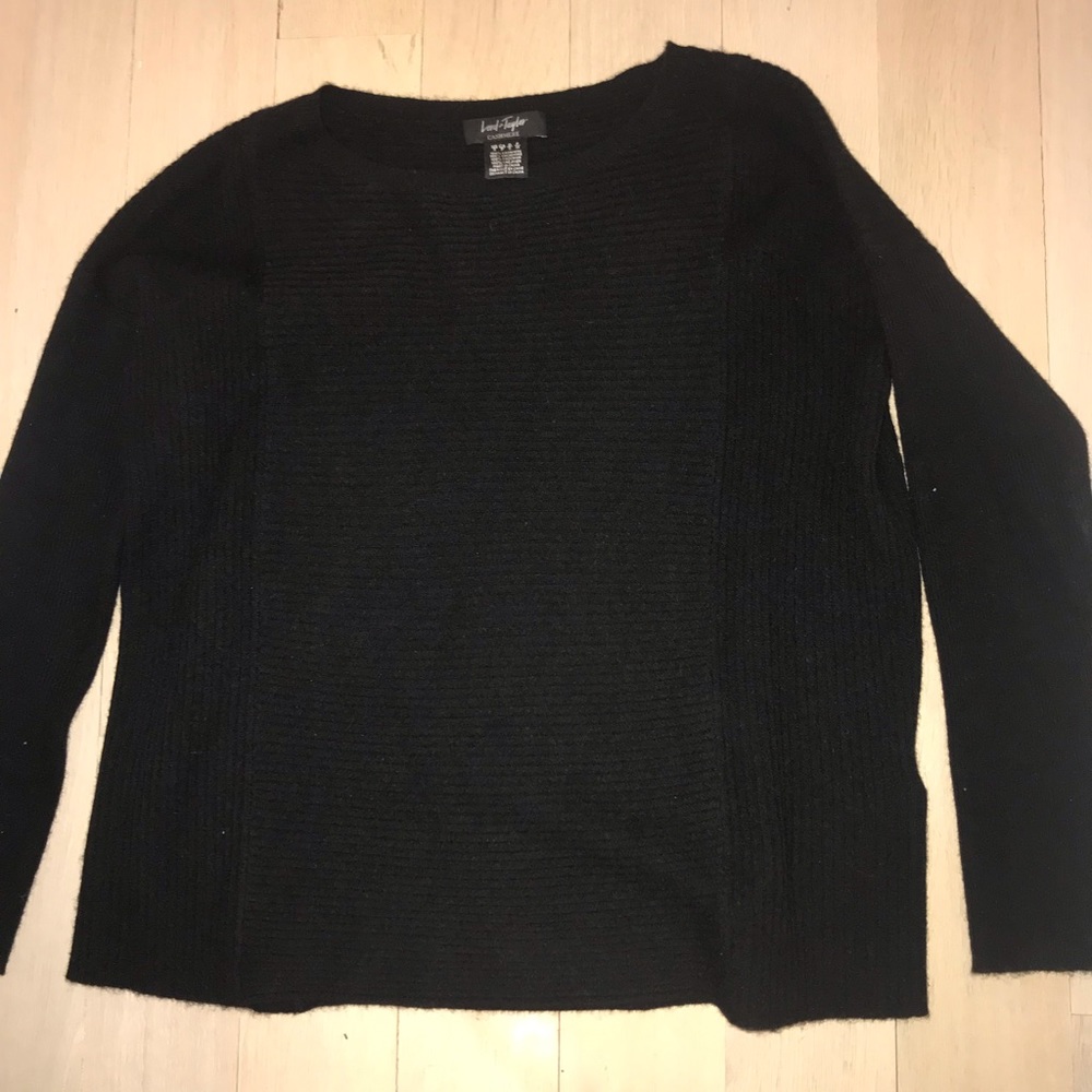 Black Cashmere Sweater